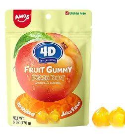 4D Fruit Gummy Peach Burst