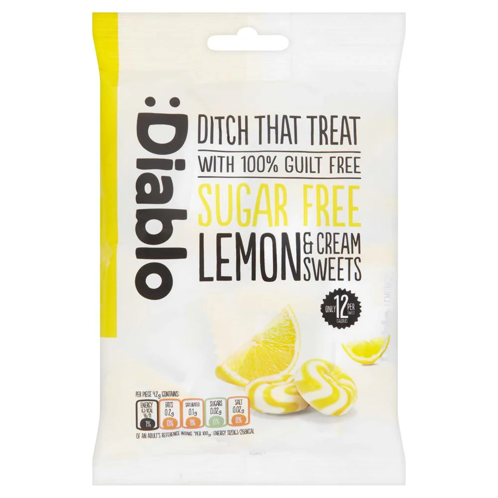 Diablo Sugar Free Lemon & Cream Sweets