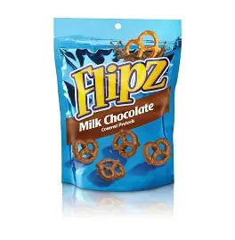 Flipz Milk Chocolate Coated Pretzels