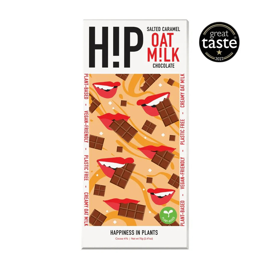 Hip Salted Caramel Oat Milk Chocolate Bar