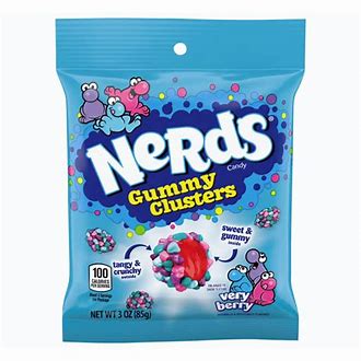 Nerds Clusters Very Berry Peg Bag