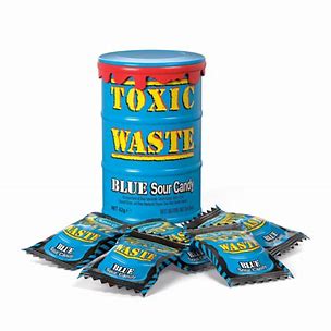 Toxic Waste Blue Sour Candy