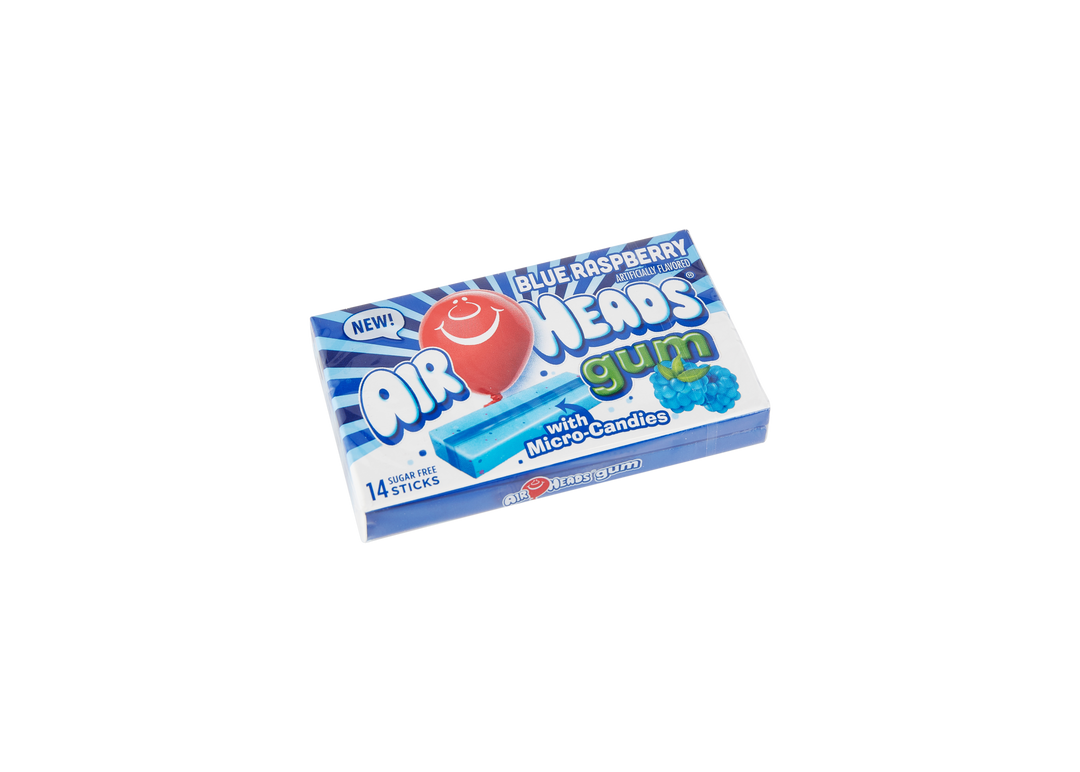 Air Heads Blue Raspberry Gum 33g