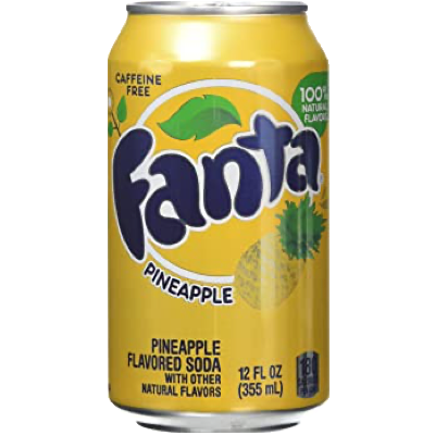 Fanta Pineapple Soda Can 355ml