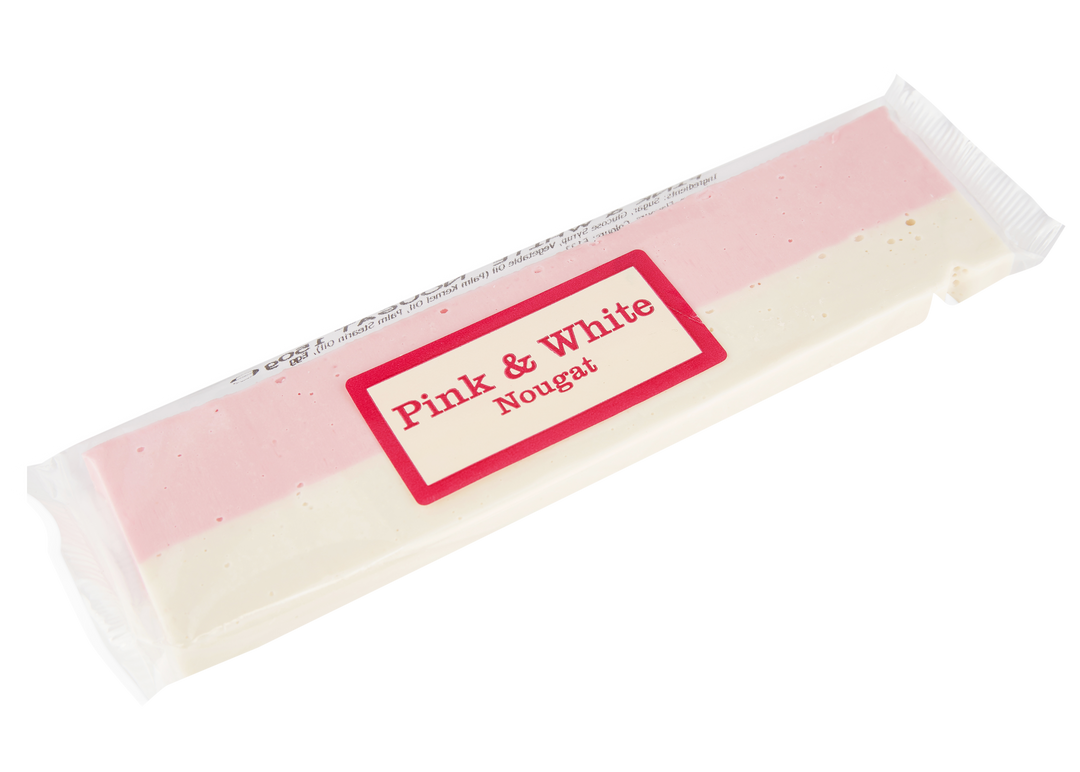 Pink & White Nougat Bar 150g