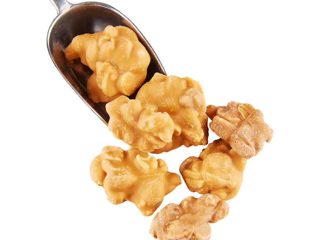 Salted Caramel Chocolate Peanut Cluster