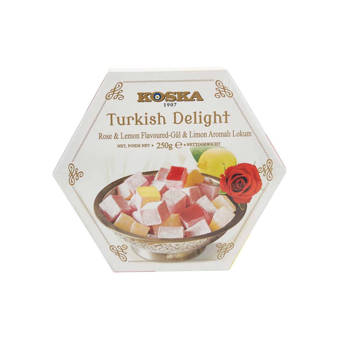 Sugar Free Turkish Delights Rose & Lemon Box 160g