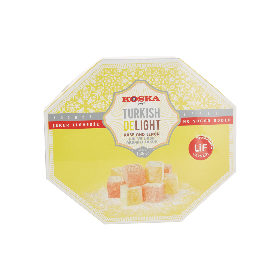 Sugar Free Turkish Delights Rose & Lemon Box 250g