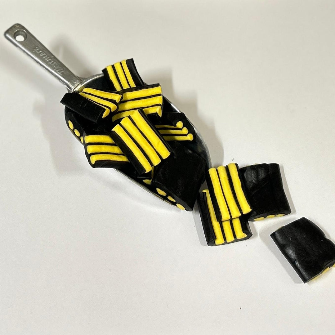 Banana Stripe Liquorice