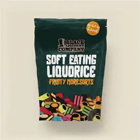 Black Liquorice Company Soft Eating Liquorice Fruity Moresorts