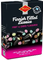 Finnish Filled Liquorice Fruit & Choco Flavoured Box