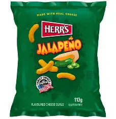 Herrs Jalapeno Flavoured Cheese Curls Crisps