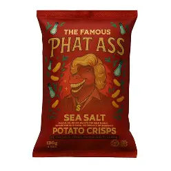Phat Ass Sea Salt Potato Crisps 130g
