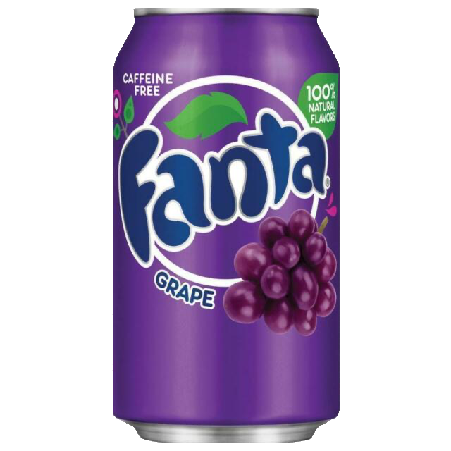 Fanta Grape Soda Can 355ml