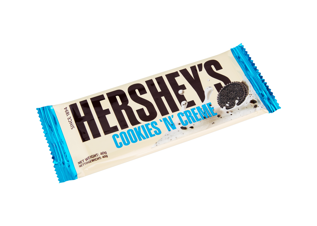 Hershey's Cookies 'N' Creme Chocolate Bar 40g
