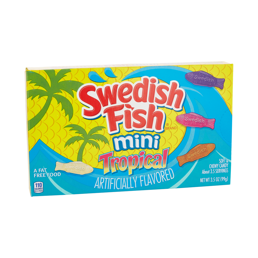 Swedish Fish Mini Tropical Box 99g