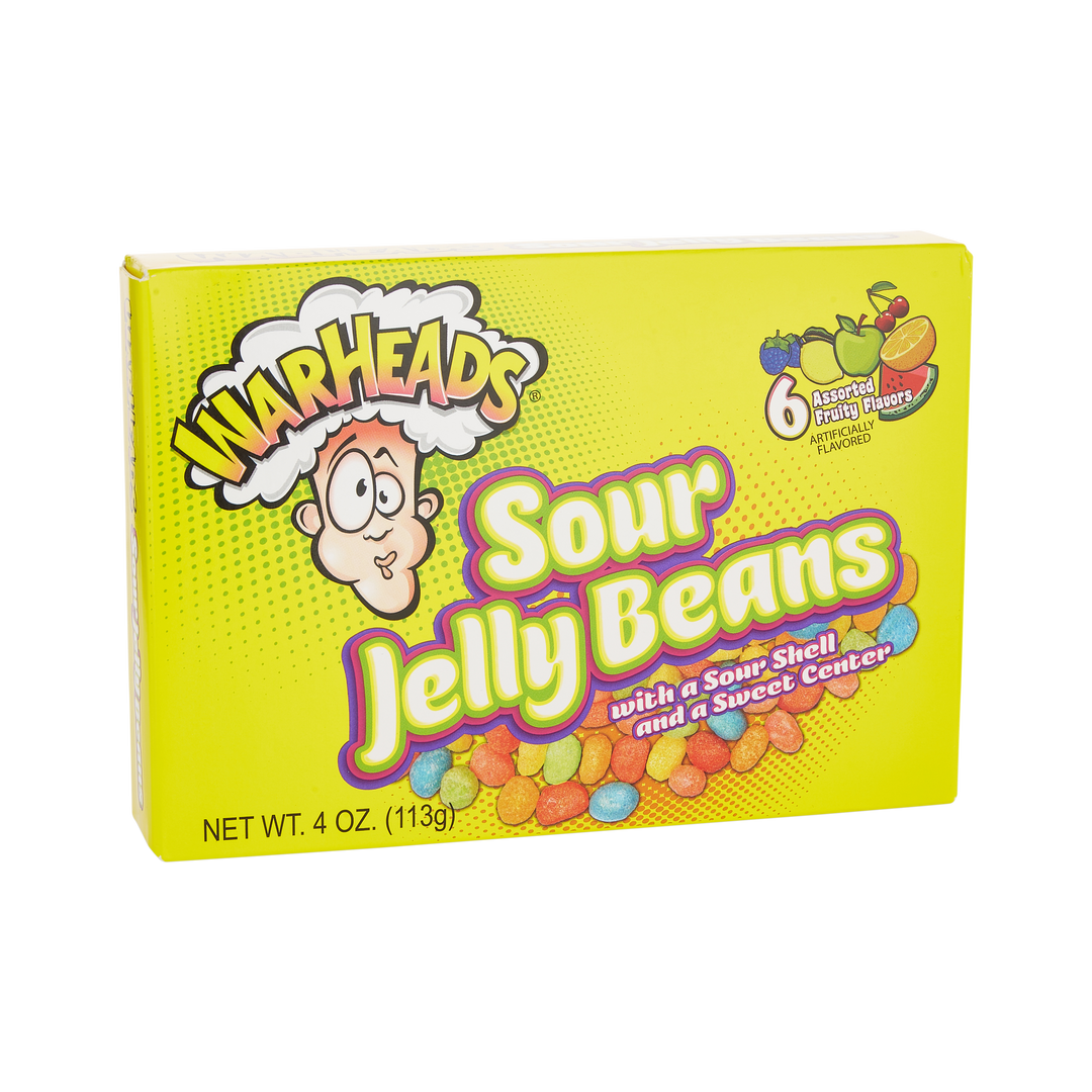 Warheads Sour Jelly Beans Box 113g